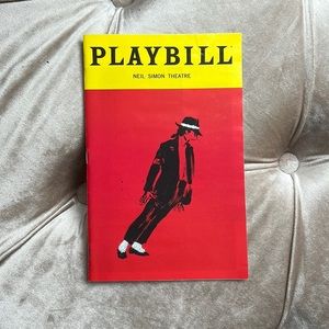MJ the musical playbill
